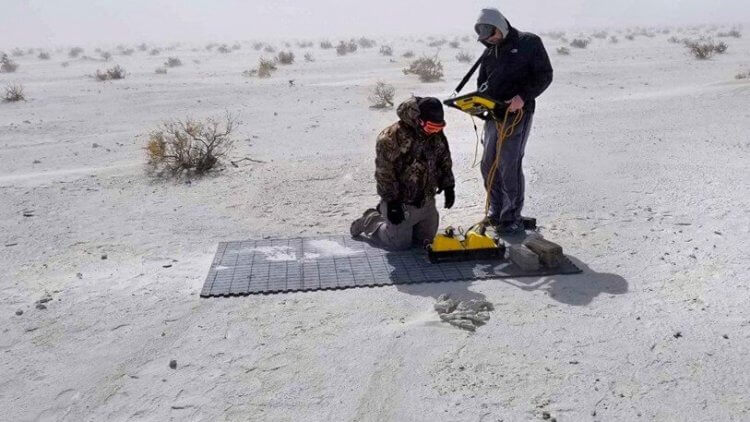 Как работает георадар? Палеонтологи изучают глубины земли при помощи георадара. Фото.