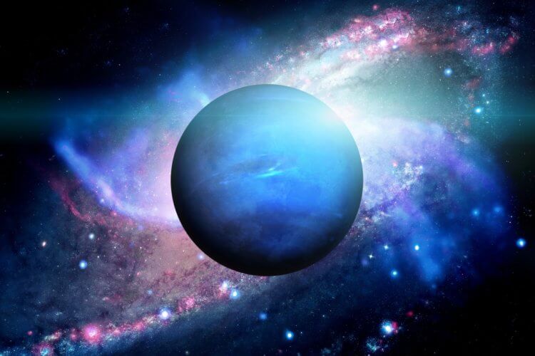 Что-то странное происходит внутри Нептуна. Таинственный источник тепла Нептуна может быть связан с гигантским ураганом, периодически возникающем в его атмосфере. Фото.