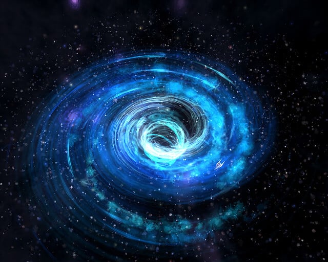 Есть ли кротовые норы в нашей галактике? Одна из червоточин может находиться прямо в центре нашей галактики. Фото.