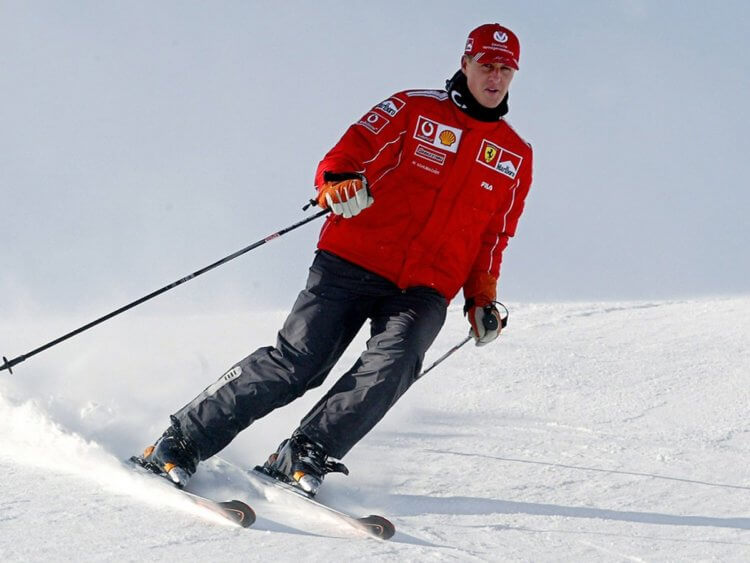 Почему лыжники в шлемах все равно получают серьезные травмы головы? Михаэль Шумахер на лыжах. Фото.