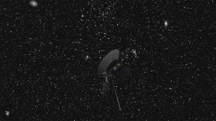 Каким был первый шаг к межзвездному пространству? Космический аппарат Voyager 1 бороздит Вселенную. Фото.