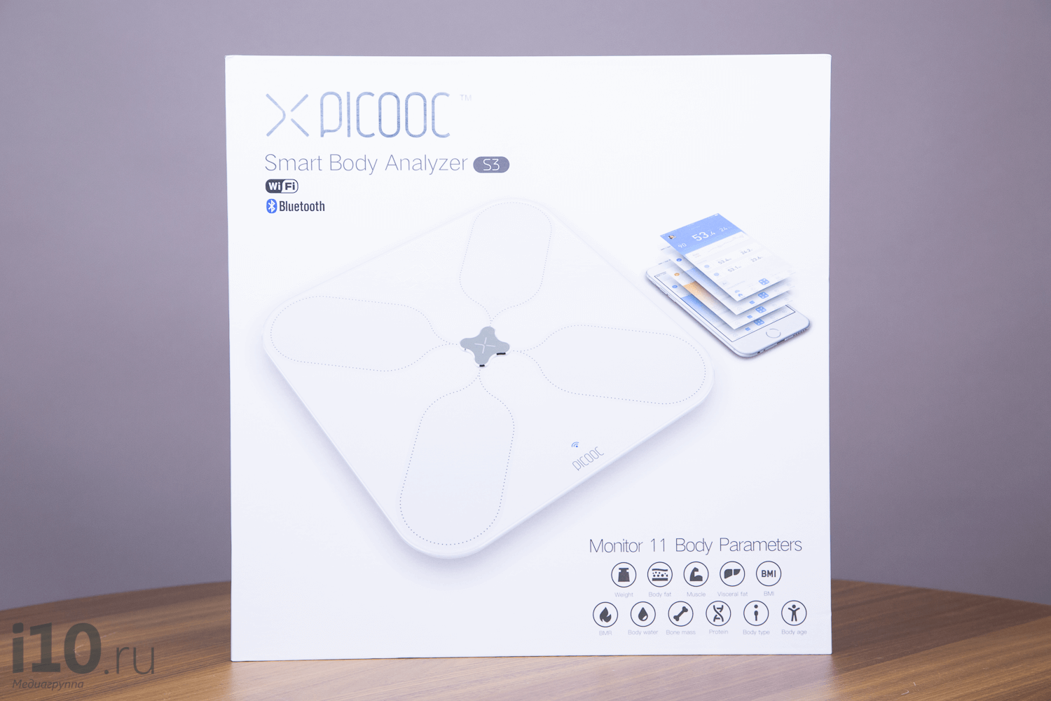 Все весы поставляются в стильной коробке. Фото.