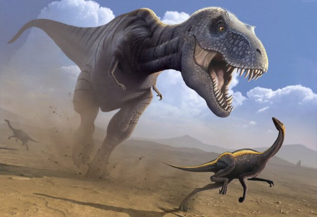 Динозавры могли вымереть еще до падения астероида. Фото.