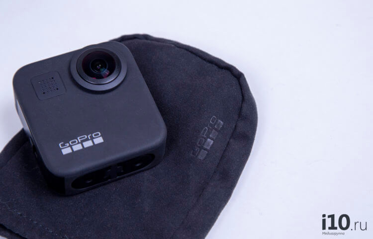 Возможности GoPro Max. В таком чехле камера будут в большей сохранности, чем без него. Фото.