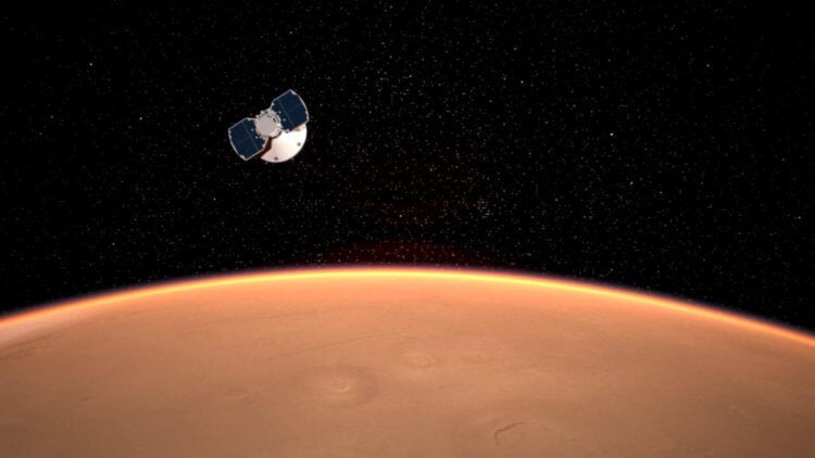 Каким был 2019 год для аппарата InSight на Красной планете? Аппарат NASA InSight приближается к поверхности Марса. Фото.