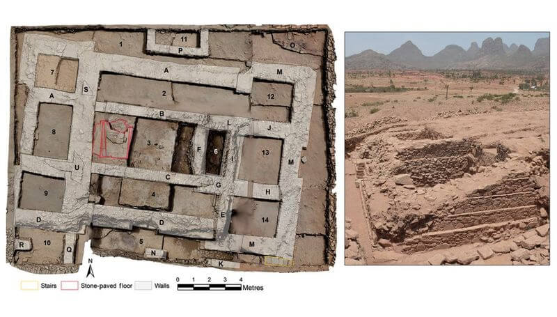 Руины древней церкви. Фото.