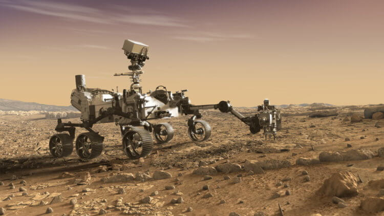 Как ‘Mars 2020’ поможет будущим колонистам Красной планеты? Марсоход может помочь человеку подготовить Красную планету к будущей колонизации. Фото.