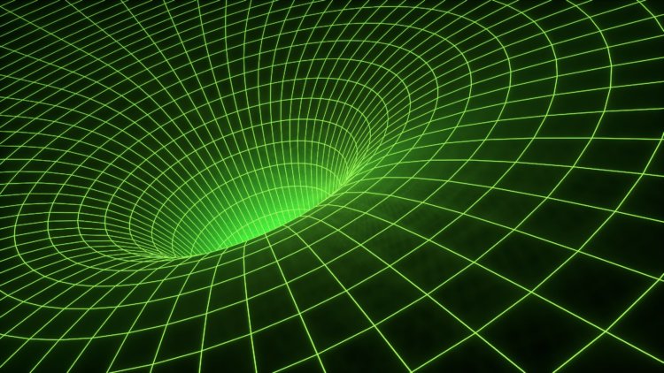 Утечки гравитации. Червоточина это туннель, соединяющий две разные точки пространства-времени. Фото.