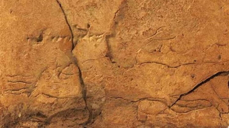 В Германии найден древний рисунок «демона эпилепсии». Глиняное изображение возрастом 2700 лет. Фото.