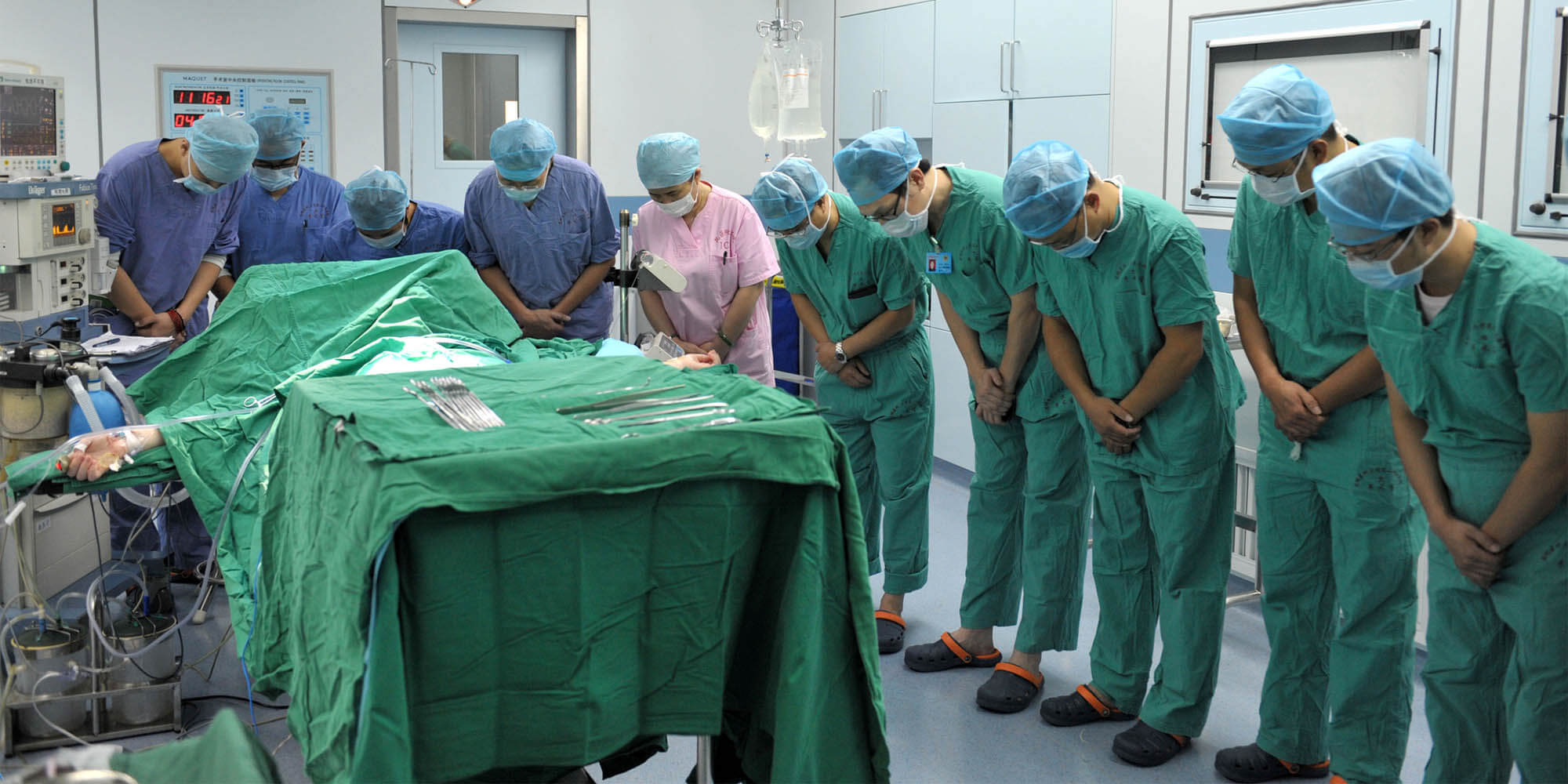 Существуют строгие правила по отношению к пожертвованным телам. Фото.