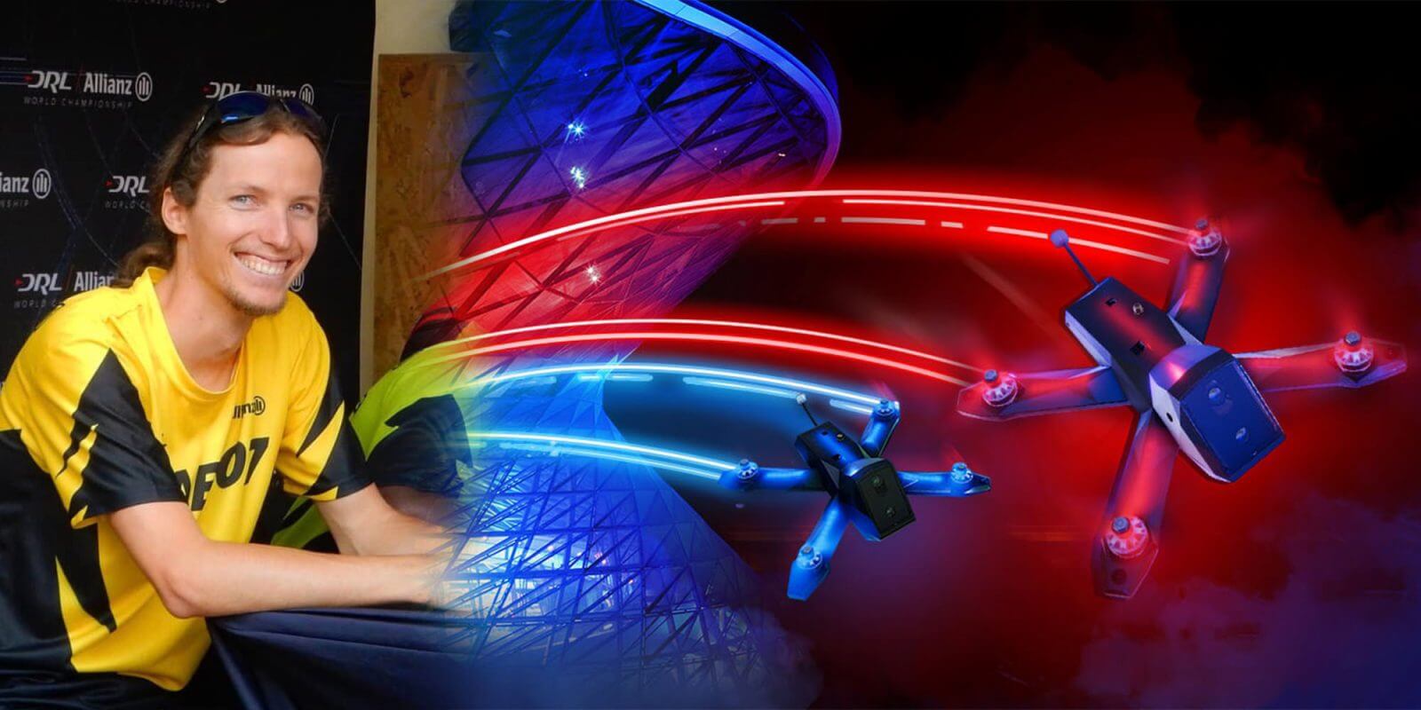 Габриэль Кохер — один из лучших в мире пилотов дронов. Фото.