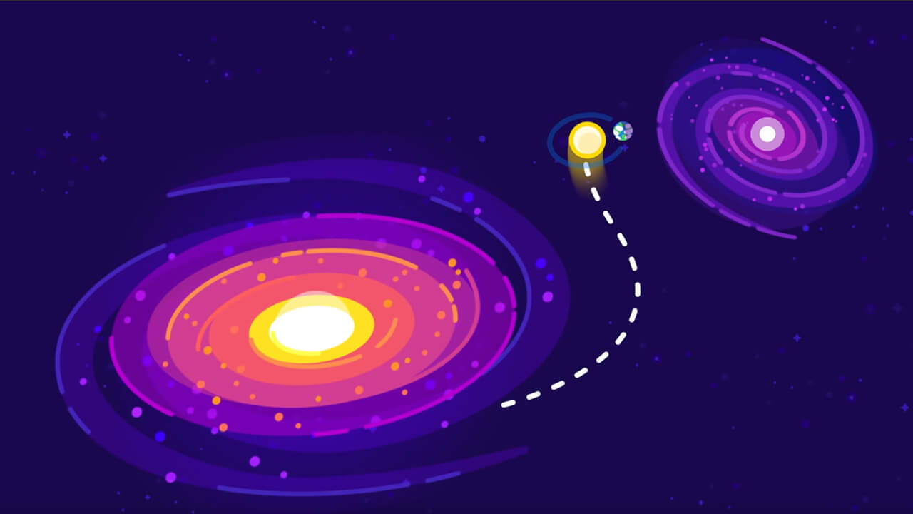 Можно ли переместить Солнце? Двигатель Каплана, работающий за счет использования энергии солнечного ветра, будет способен переместить Солнечную систему на огромные расстояния. Фото.