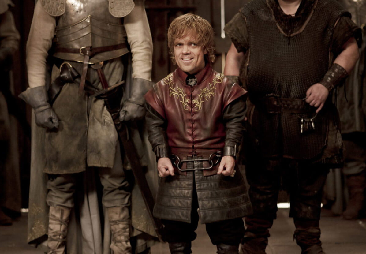 Тирион Ланнистер из сериала «Игра престолов». Фото.