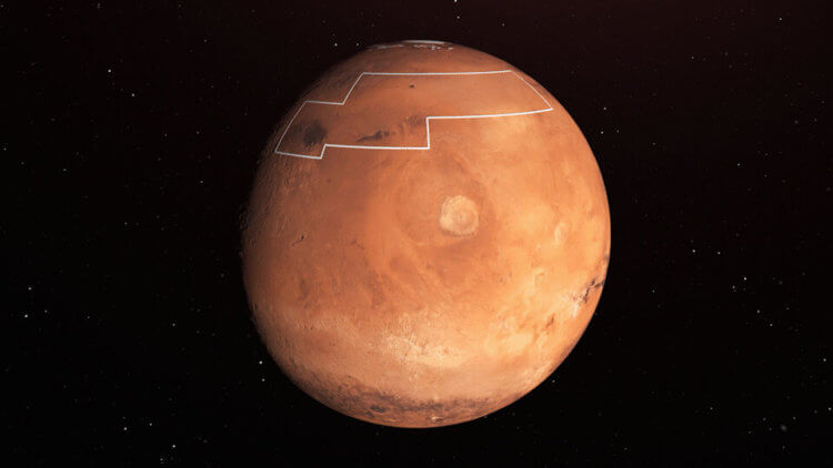 Сколько на Марсе воды и хватит ли ее для будущих колонистов? Марс и его наиболее подходящая зона для строительства первой человеческой колонии за пределами Земли. Фото.