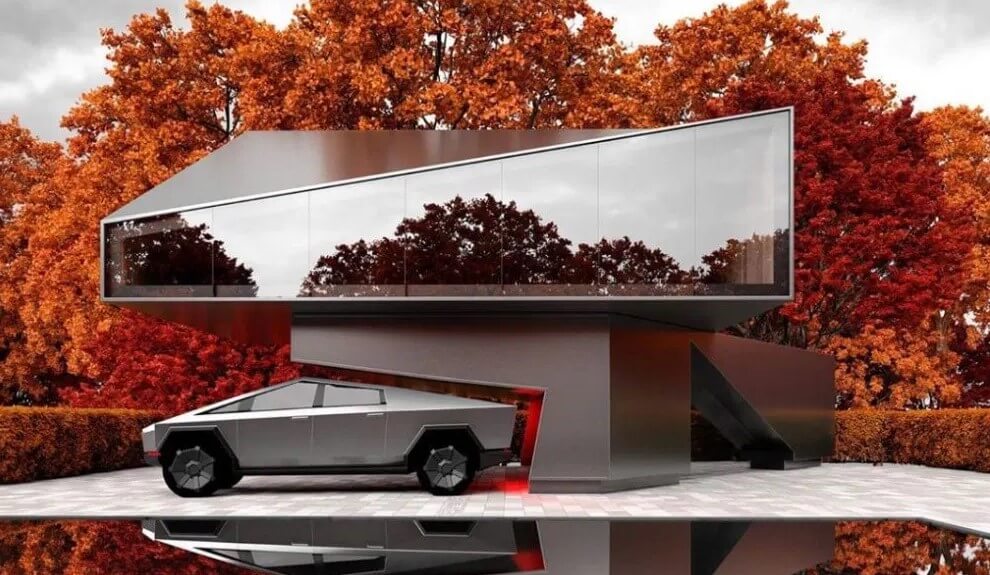 Идеальный дом для фанатов Tesla. Фото.