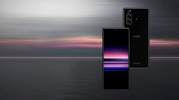 Sony Xperia 5. Один из самых красивых телефонов на рынке. Фото.