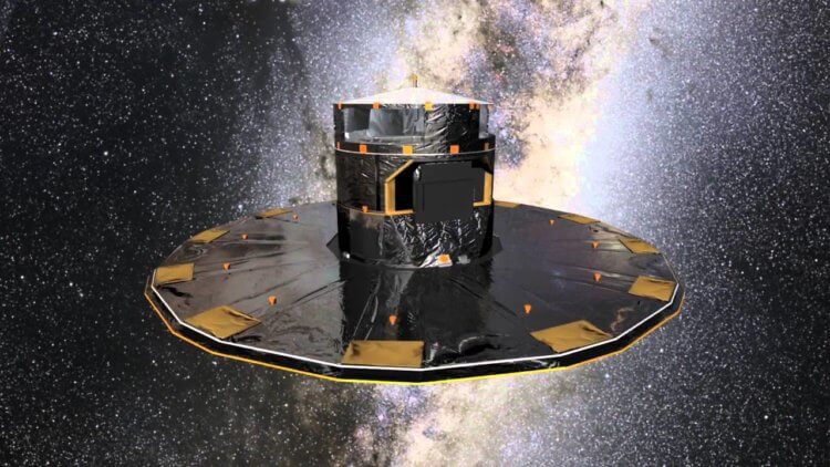 Что такое волна Рэдклиффа? Космический аппарат Gaia на фоне Млечного Пути. Фото.