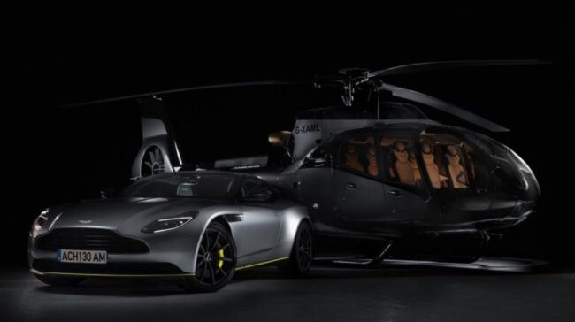Производитель автомобилей Aston Martin представил собственный вертолет. Фото.