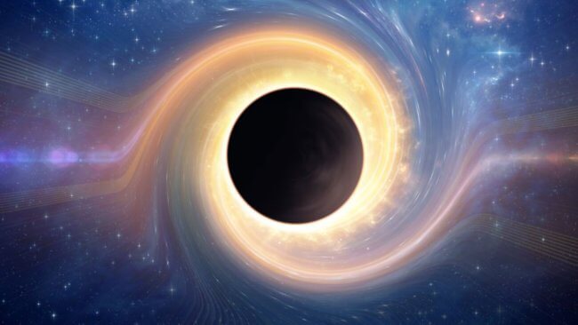 Черные дыры могут отражать эхо. Фото.