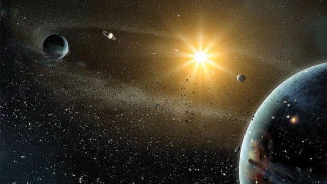 Древний космический шторм «передвинул» планеты Солнечной системы со своих орбит. Фото.