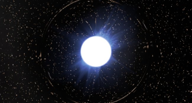 Что произойдет, если столкнутся две нейтронные звезды? Фото.