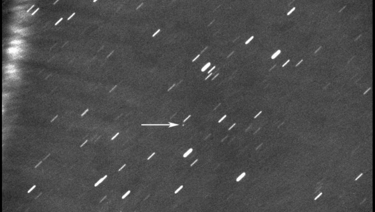 Очень редкая находка. Телескоп Паломарской обсерватории смог рассмотреть невозможное — астероид, чья орбита проходит очень близко к Солнцу. Фото.