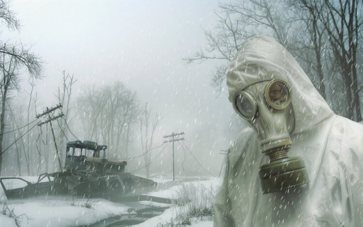 К чему приведет ограниченный ядерный конфликт? Ядерная зима в представлении художника. Фото.