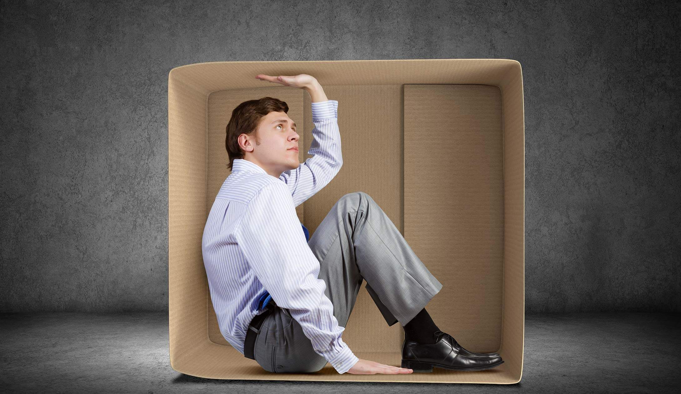 Агорафобия — боязнь открытого пространства. Фото.