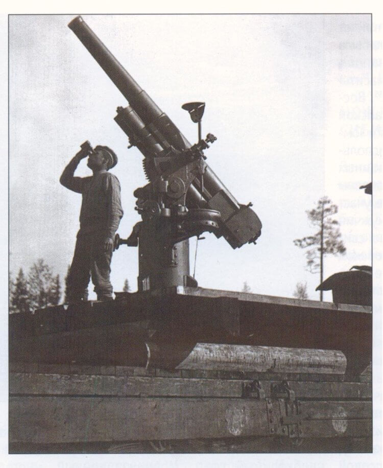 История ПВО. Так выглядело первое орудие, специально созданное для борьбы с воздушными целями. Фото.
