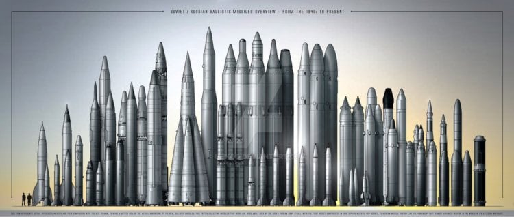 Чем отличаются ракеты. Бесчисленное множество типов ракет. Фото.