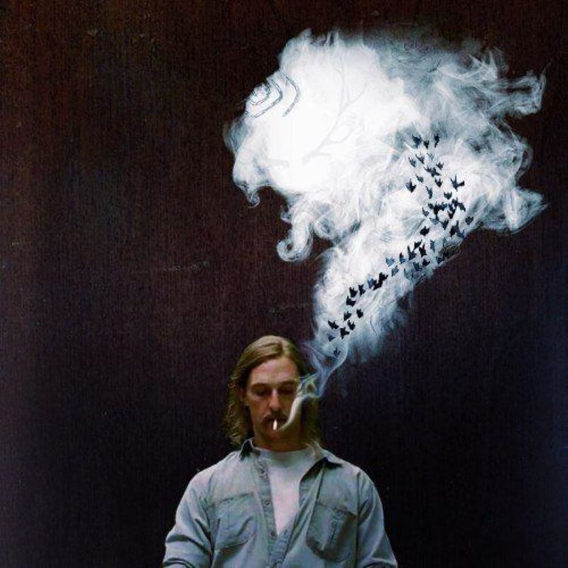 Вреден ли дым от сигарет? У курящих людей были выявлены более высокие показатели депрессивных расстройств. Фото.