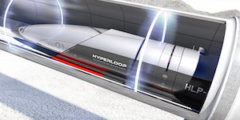 Капсула Hyperloop - фото