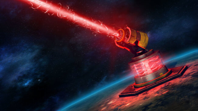 Для связи с Землей марсианские колонисты будут пользоваться лазером. Фото.