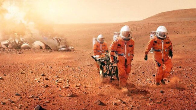 Будущие исследователи Марса могут стать причиной появления новых вирусов. Фото.