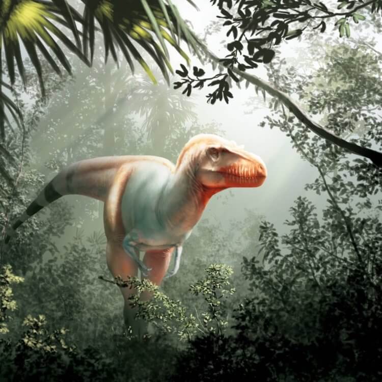 Найдены останки огромного динозавра, который мог съесть кого угодно. «Жнец смерти» в представлении художника. Фото.