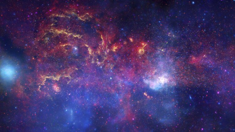 С чего все началось и могло ли быть иначе? Вселенная, которую мы в настоящее время видим, состоит из скоплений газа и пыли, звезд, черных дыр и галактик. Фото.