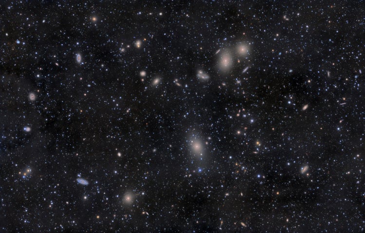 Сколько на самом деле галактик в Местной Группе и что это говорит о Млечном Пути? Так выглядят галактики в скоплении Девы. Фото.