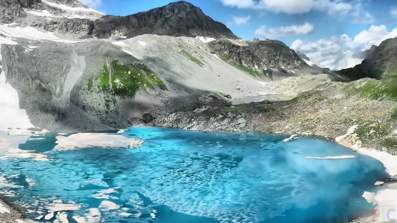 Эта красота могла сформироваться во время ледникового периода. Фото.