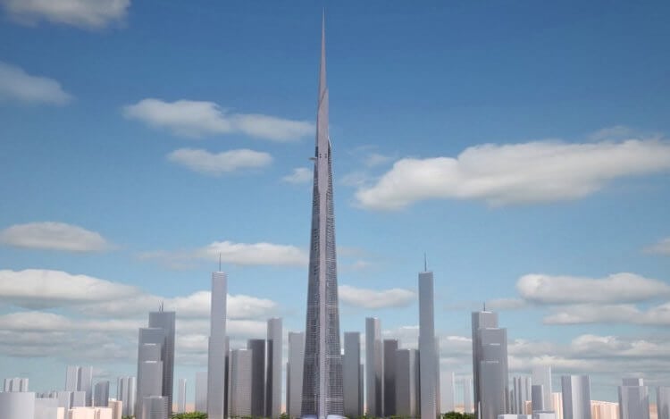 Какое здание будет самым высоким в мире. Jeddah Tower должна будет выглядеть так. Фото.