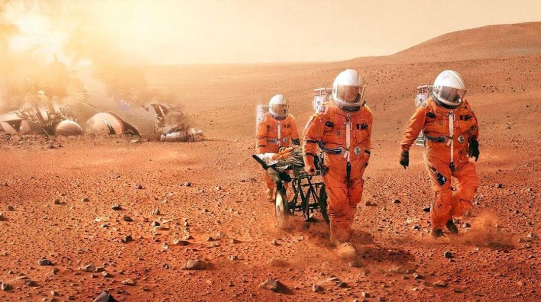 Что будет с человеком на Марсе? Будущие жители Марса могут потерять способность двигаться, что ставит под угрозу всю космическую миссию. Фото.
