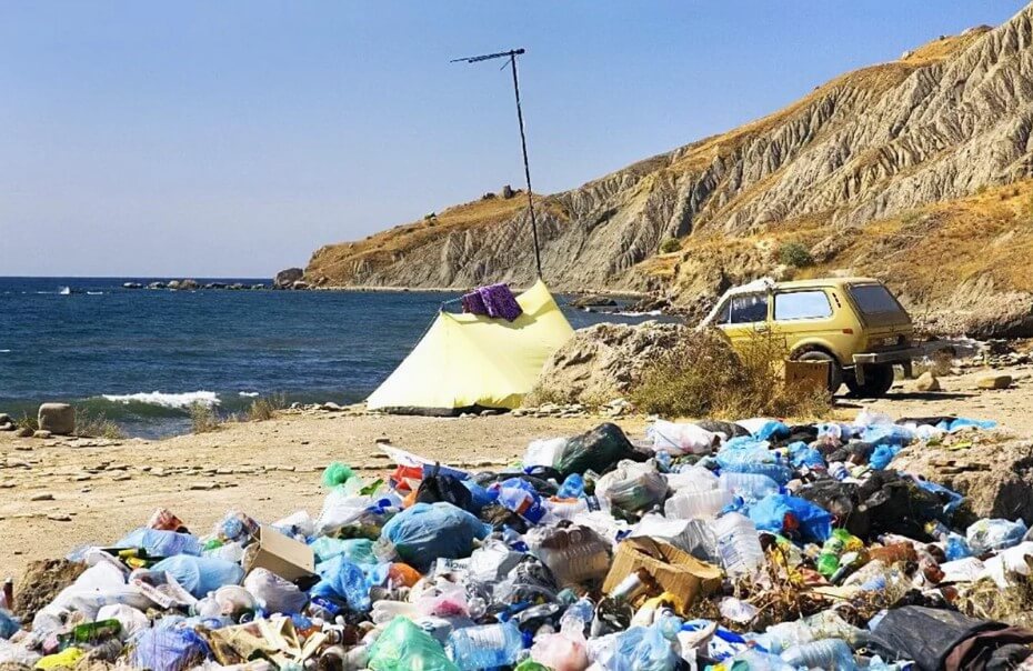 Самый грязный воздух в России. Если вы решите съездить на природу и подышать чистым воздухом, не оставляйте за собой мусор! Фото.