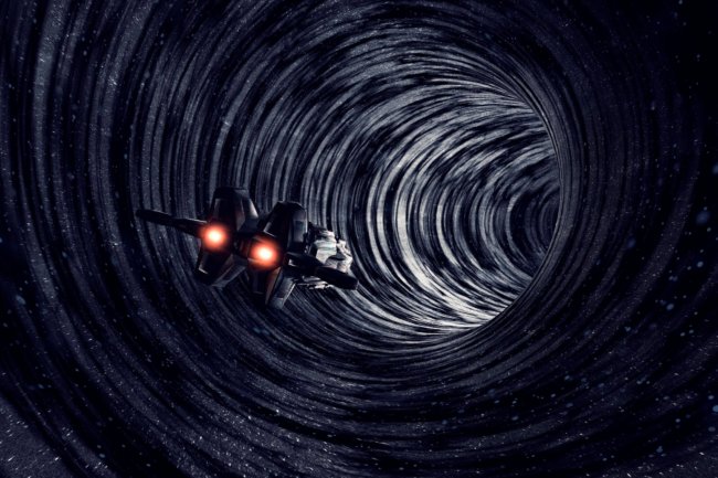 Черные дыры могут оказаться порталами для путешествий сквозь пространство и время. Фото.