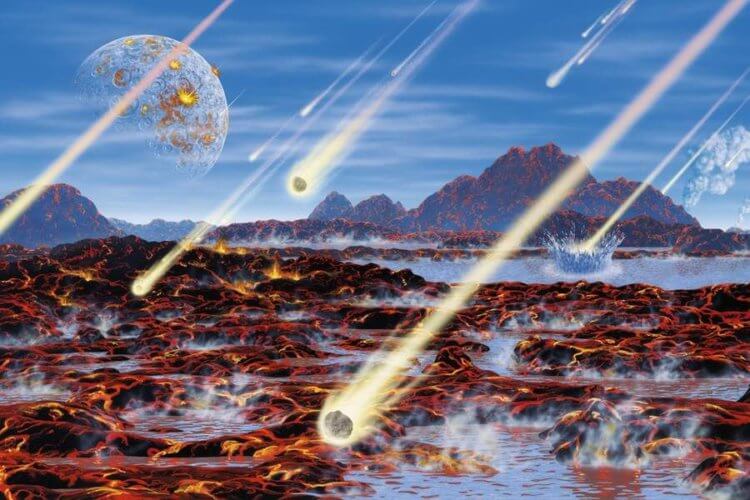 Земля была планетой-океаном. Кометная бомбардировка могла положить начало жизни на Земле. Фото.