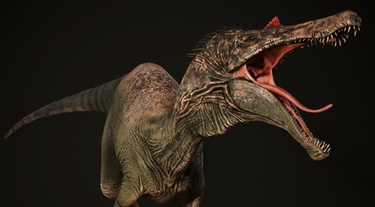 На какой глубине находятся кости динозавров? Останки барионикса были найдены только в 1982 году. Фото.