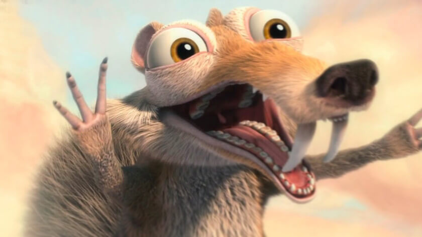 Признайтесь честно, если при словах «ледниковый период» вспоминаете эту белку. Фото.