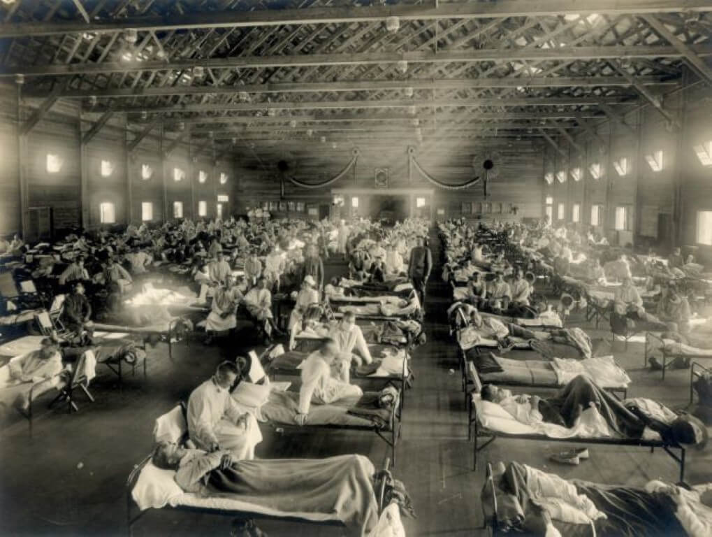 Как бороться с пандемией? Испанский грипп стал причиной гибели более 50 миллионов человек. Фото.