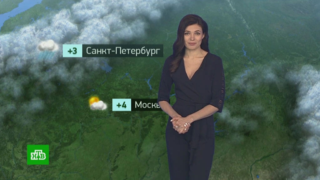 А так работают дикторы на телевидении. Иногда они являются синоптиками, но очень редко полноценными метеорологами. Фото.