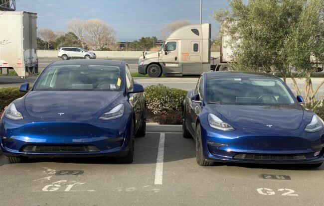 Первые фото салона Tesla Model Y — чем он отличается от Model 3? Фото.