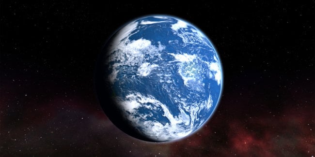 3 миллиарда лет назад Земля была планетой-океаном. Фото.