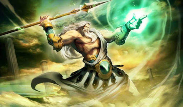 Откуда берутся молнии. Зевса всегда изображали очень по-разному. Фото.